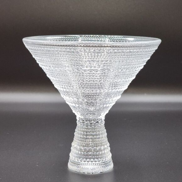 Fortessa Jupiter Beaded Martini Glass Set of Two‎ Embossed texture 11.5oz - Picture 5 of 8